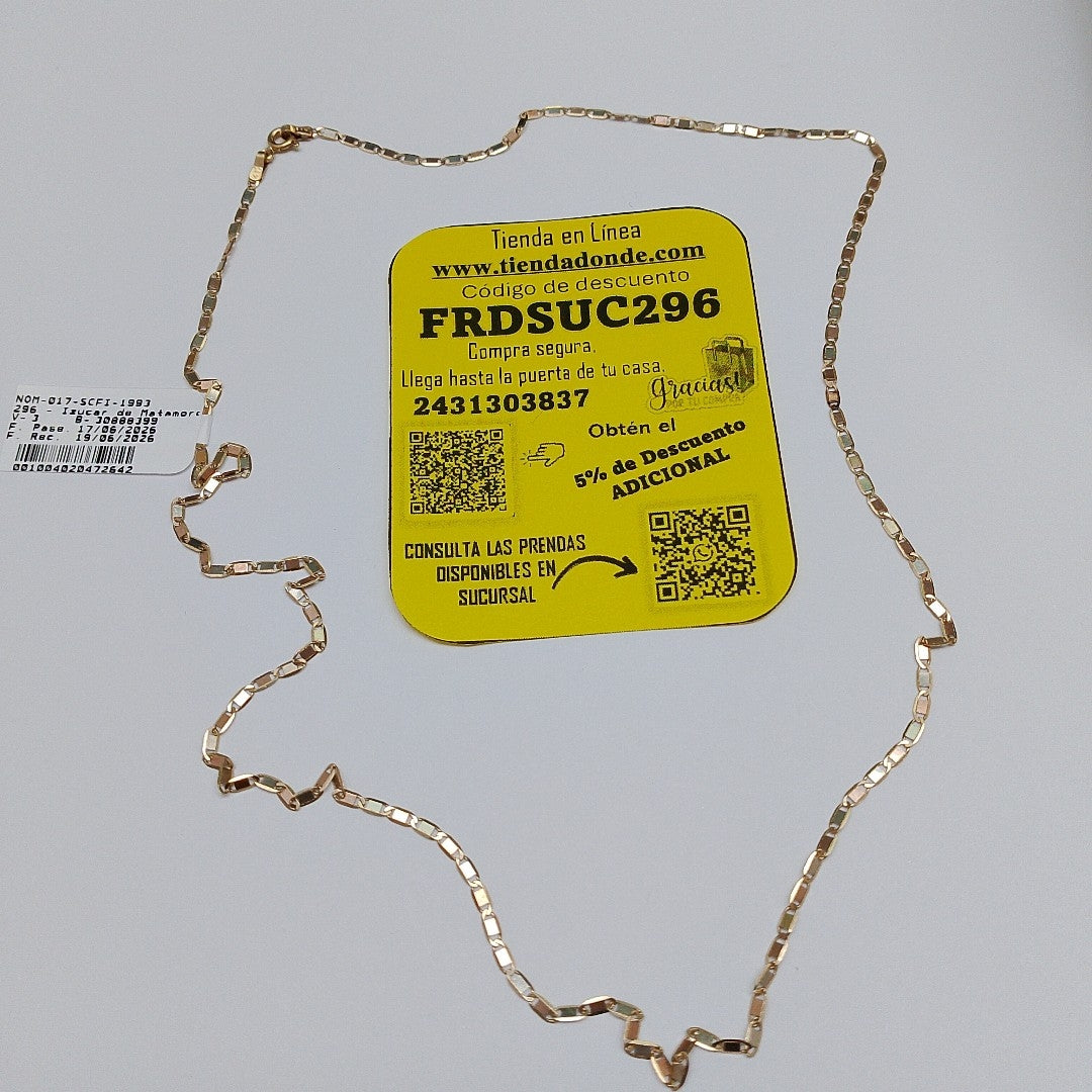 CADENA ORO 10 K 2.7 GRMS (SEMINUEVO)