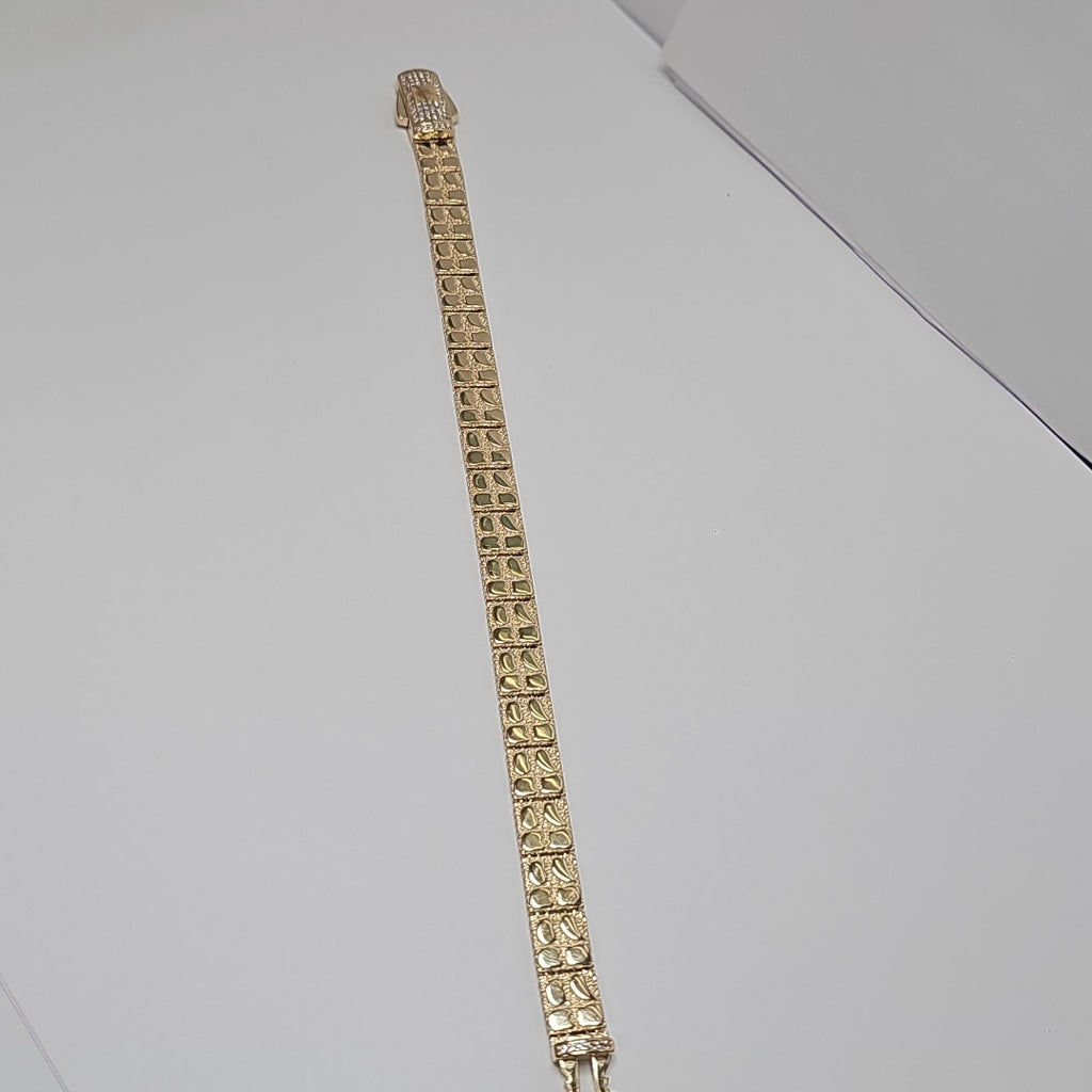 PULSERAS CABALLERO ORO 14K 17.2 (NUEVO)