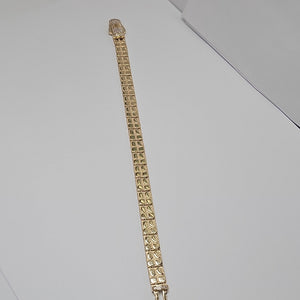 PULSERAS CABALLERO ORO 14K 17.2 (NUEVO)