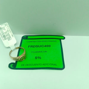 ANILLO ORO 10 K 3.5 GRMS (SEMINUEVO)