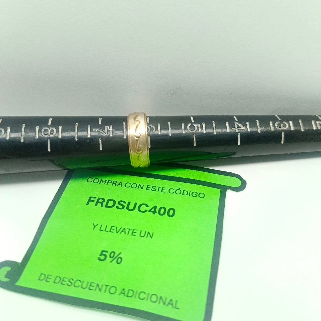 ARGOLLA ORO 10 K 3.1 GRMS (SEMINUEVO)