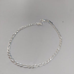PULSERA TEJIDO 3X1 PLATA .925 21 CM 3.3 GR (NUEVO)