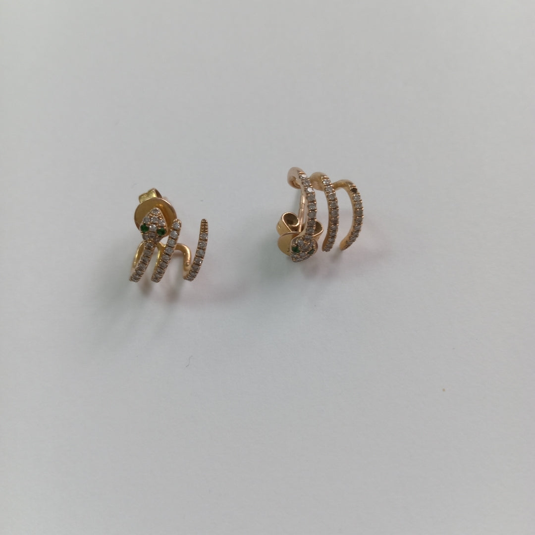 ARETES PAR ORO 14 K 2.1 GRMS (SEMINUEVO)