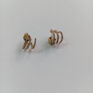ARETES PAR ORO 14 K 2.1 GRMS (SEMINUEVO)