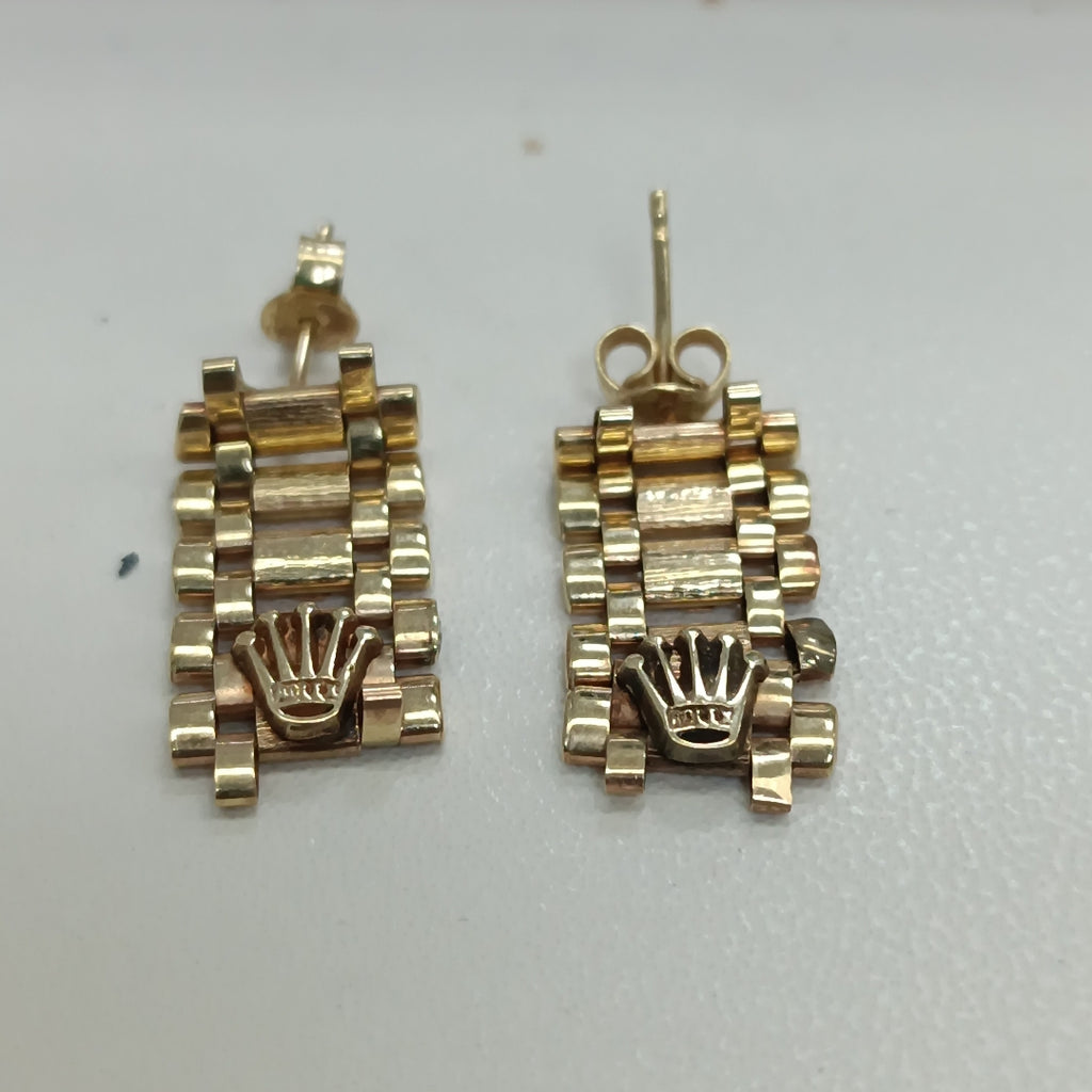 ARETES PAR ORO 10 K 3.5 GRMS (SEMINUEVO)