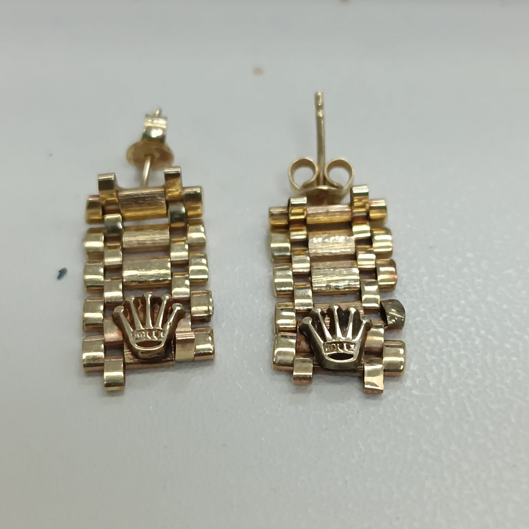 ARETES PAR ORO 10 K 3.5 GRMS (SEMINUEVO)