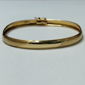 PULSERA RIGIDA ORO 14 K 5.2 GRMS (SEMINUEVO)