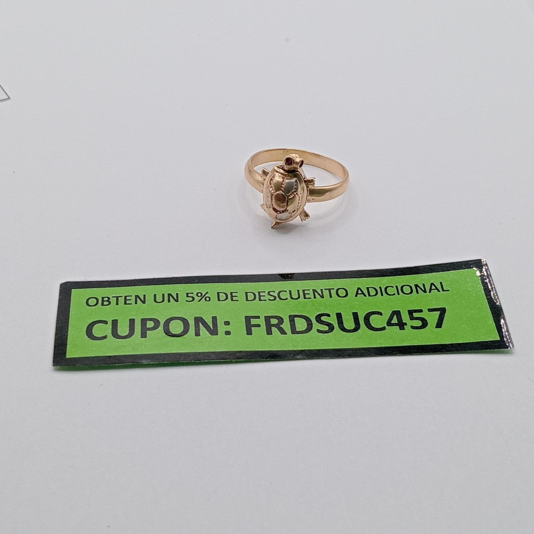 ANILLITO ORO COMBINADO 14 K 4.4 GRMS (SEMINUEVO)