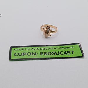 ANILLITO ORO COMBINADO 14 K 4.4 GRMS (SEMINUEVO)