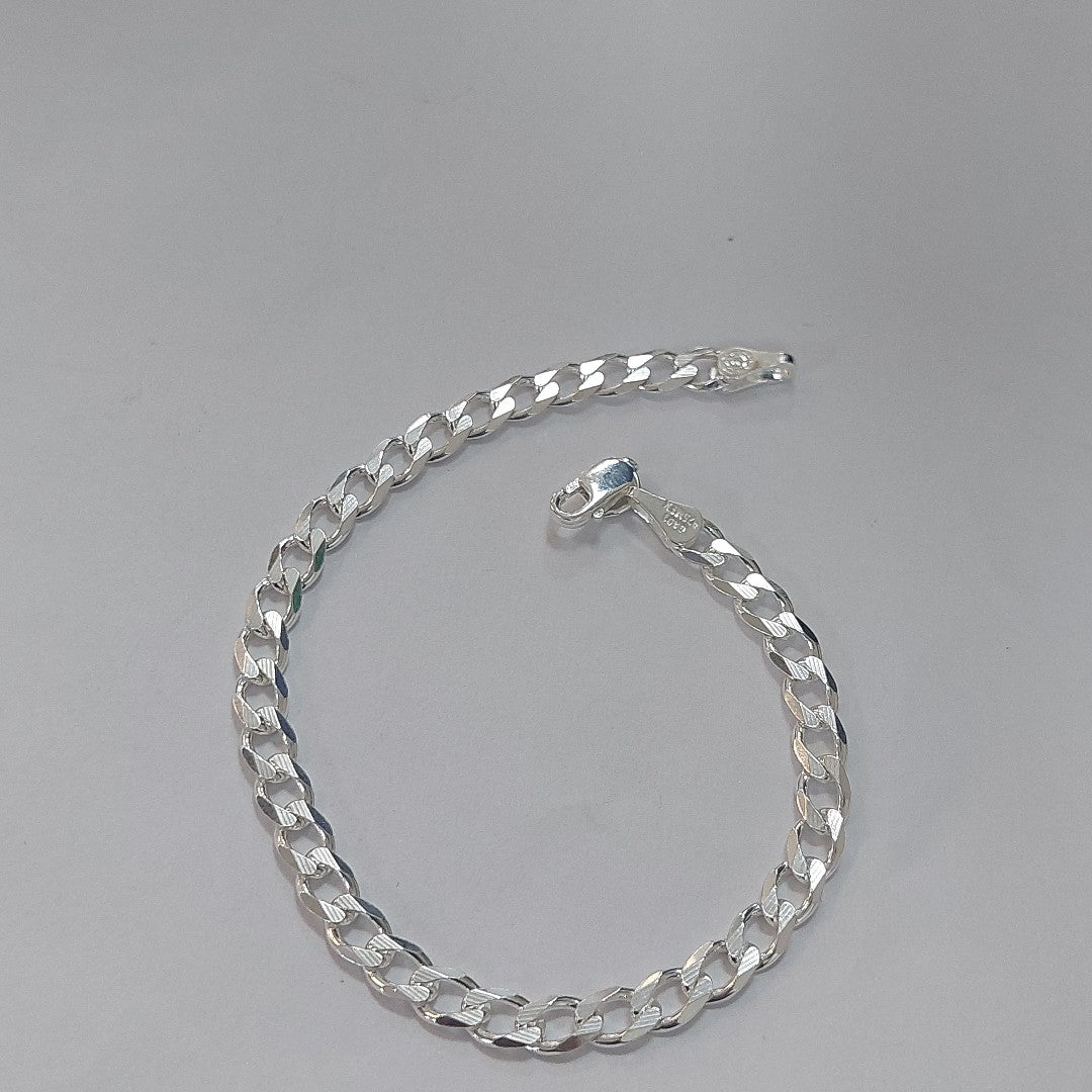 PULSERA BARBADA PLATA .925 18 CM 5.63 GR (NUEVO)