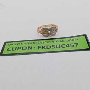 ANILLITO ORO COMBINADO 14 K 2.8 GRMS (SEMINUEVO)