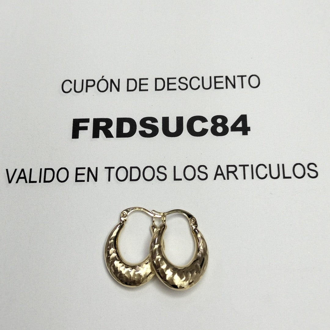 ARRACADAS ORO 14K 2 (NUEVO)