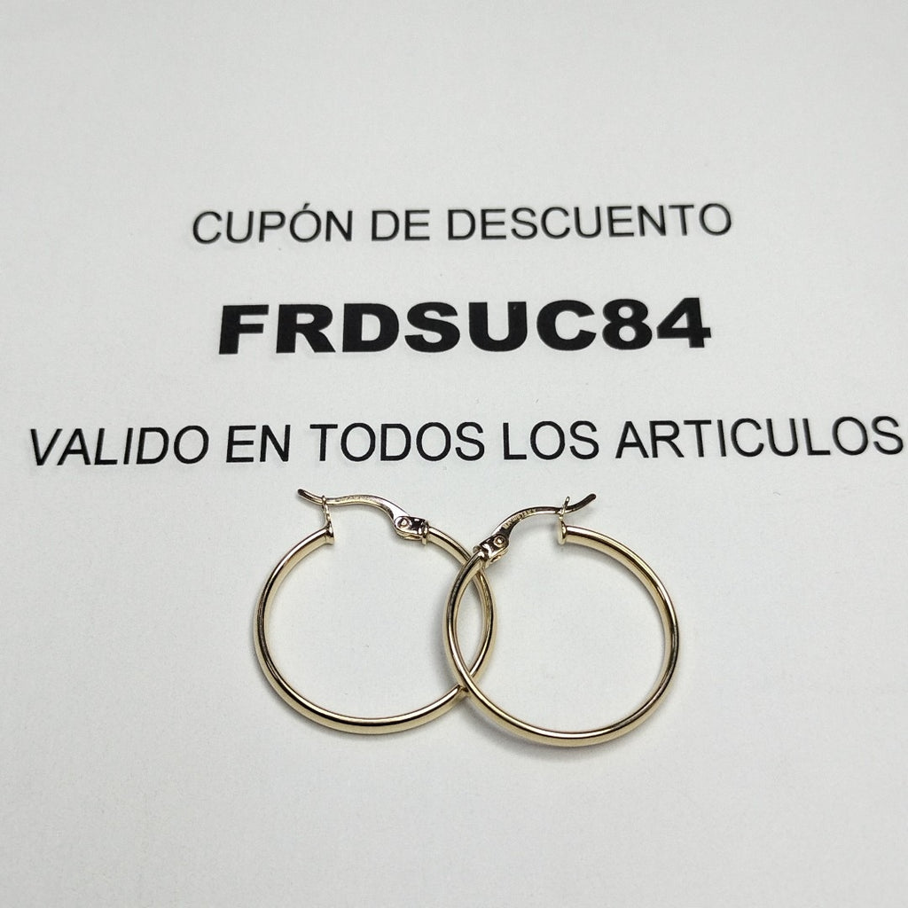 ARRACADAS ORO 14K 1.4 (NUEVO)