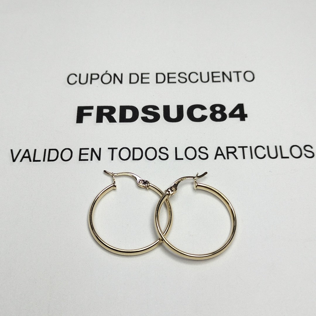 ARRACADAS ORO 14K 1.4 (NUEVO)