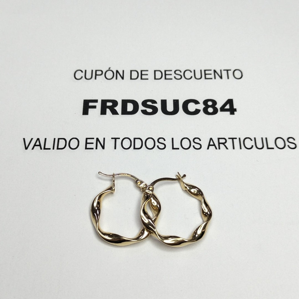 ARRACADAS ORO 14K 1.6 (NUEVO)