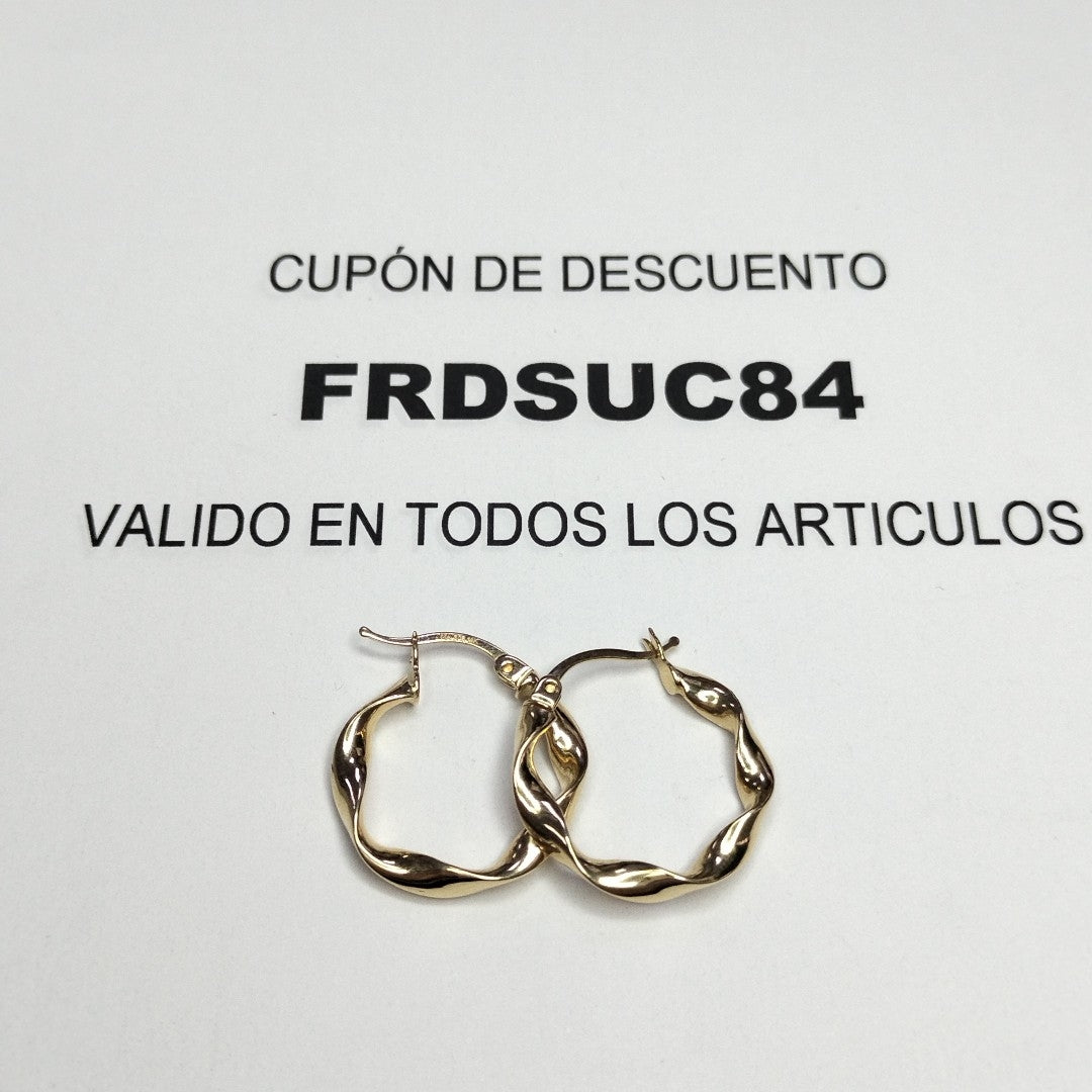 ARRACADAS ORO 14K 1.6 (NUEVO)