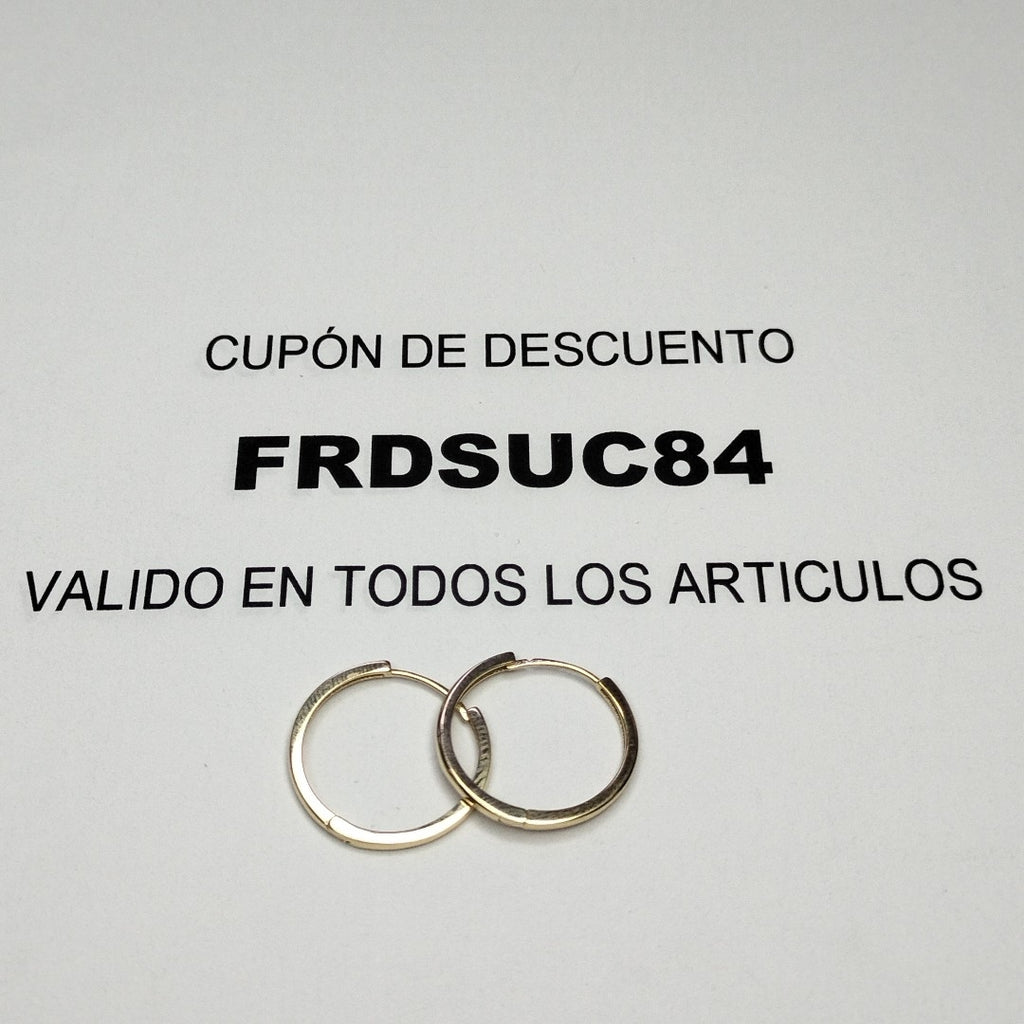 HUGGIES ORO 14K 1.3 (NUEVO)
