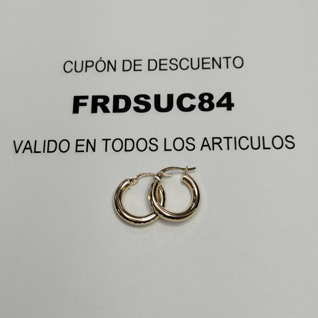 HUGGIES ORO 14K 1.4 (NUEVO)