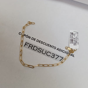 PULSERA ORO 14 K 3.6 GRMS (SEMINUEVO)