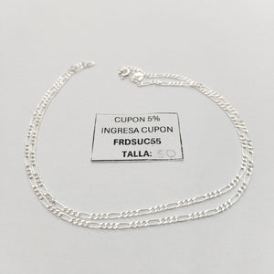 CADENA 3X1 PLATA .925 50 CM 3.02 GR (NUEVO)