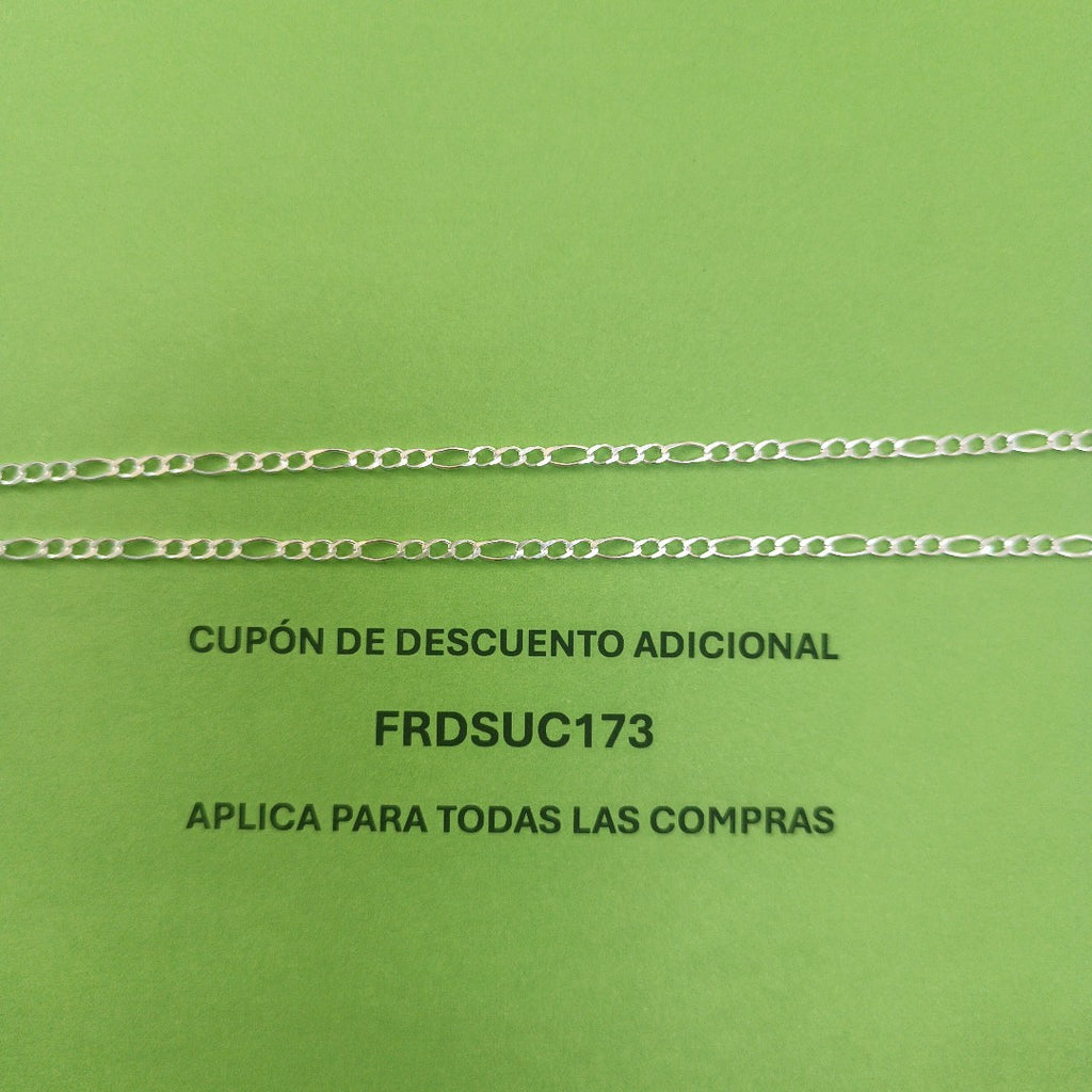 CADENA 3X1 PLATA .925 60 CM 4.82 GR (NUEVO)
