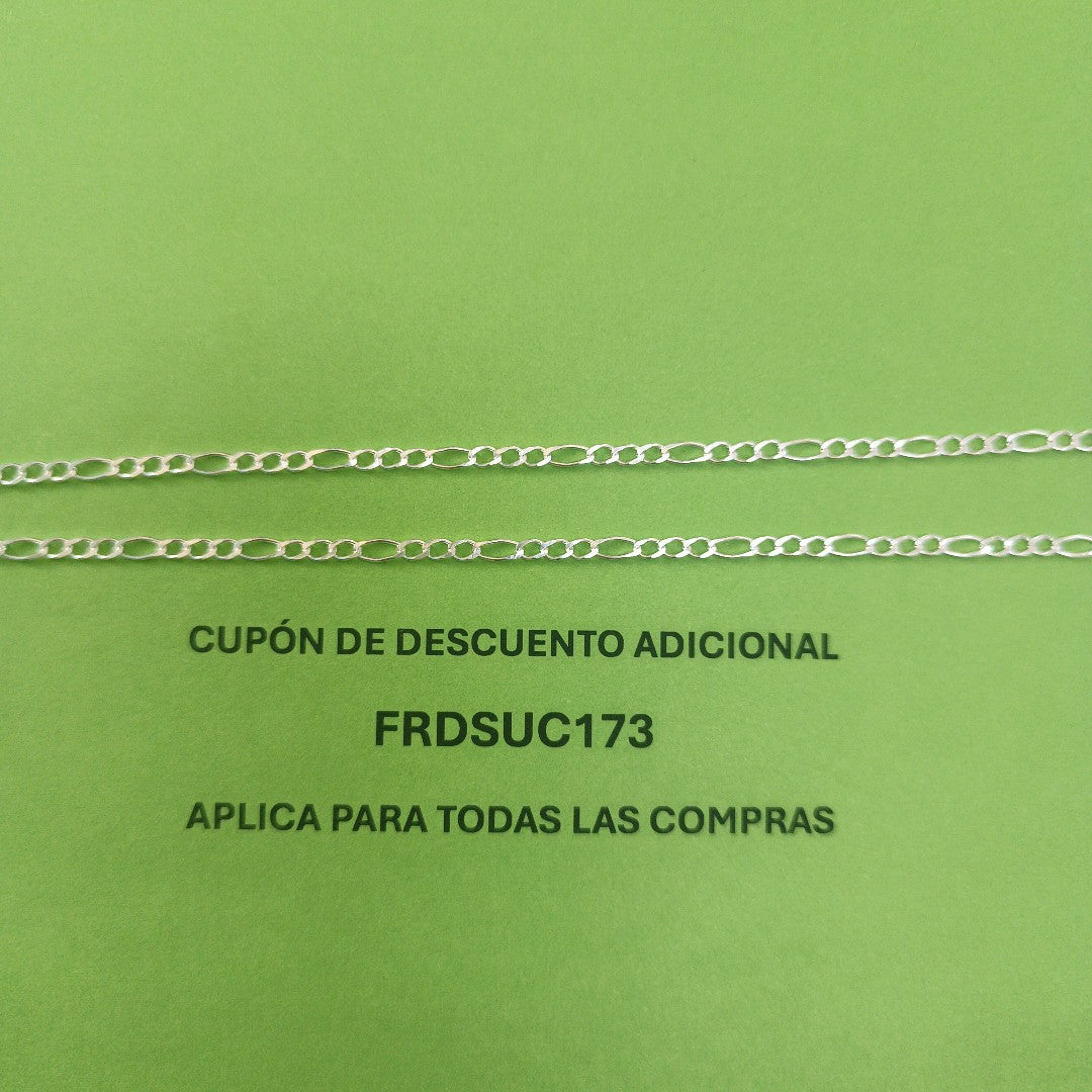 CADENA 3X1 PLATA .925 60 CM 4.82 GR (NUEVO)