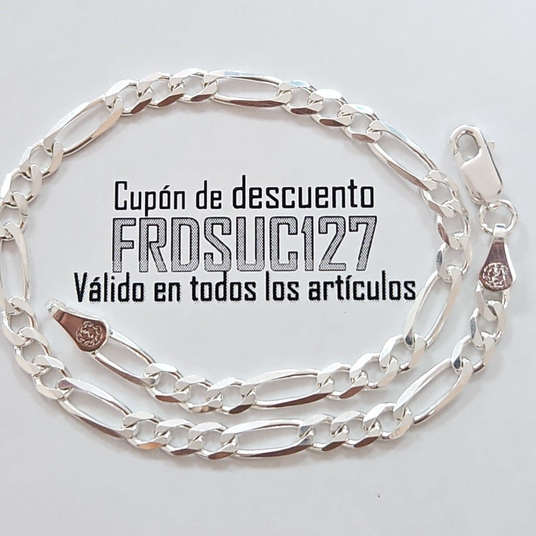 PULSERA 3X1 PLATA .925 18 CM 4.43 GR (NUEVO)