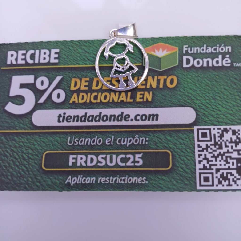DIJE NIÑA PLATA .925 1.8 GR (NUEVO)
