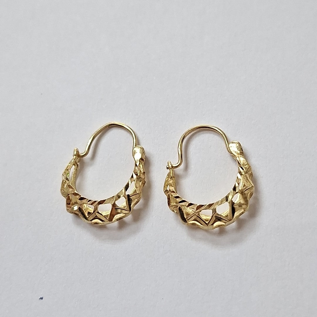 ARETES PAR ORO 10 K 1,20 GRMS (SEMINUEVO)