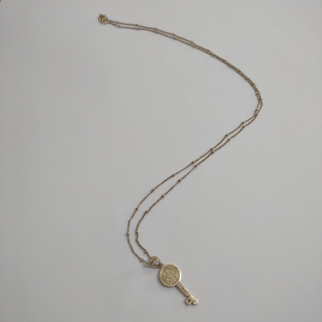 CADENA, DIJE ORO 14 K 2.9 GRMS (SEMINUEVO)