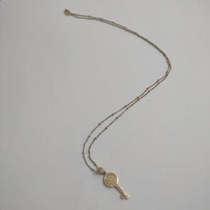 CADENA, DIJE ORO 14 K 2.9 GRMS (SEMINUEVO)