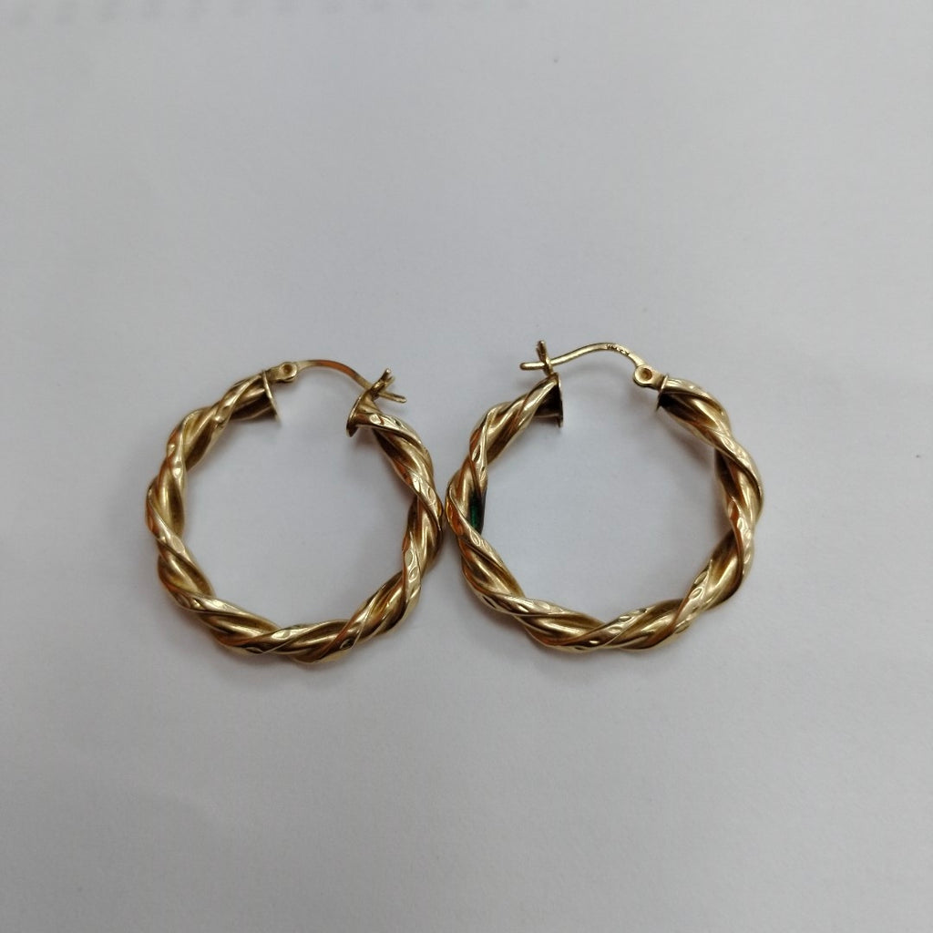 ARRACADAS PAR ORO 14 K 3.9 GRMS (SEMINUEVO)