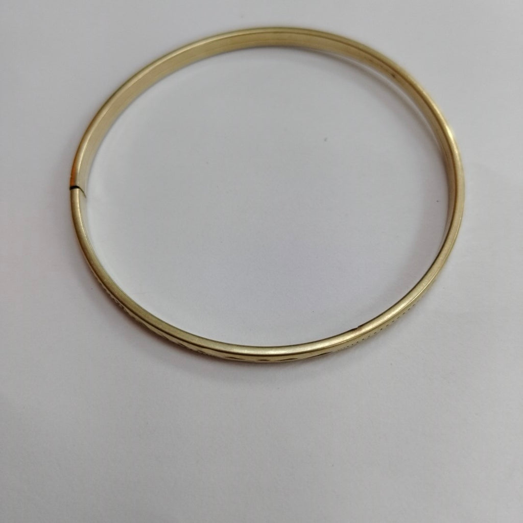 PULSERA RIGIDA ORO 10 K 4.9 GRMS (SEMINUEVO)