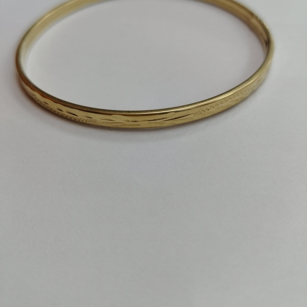 PULSERA RIGIDA ORO 10 K 4.7 GRMS (SEMINUEVO)