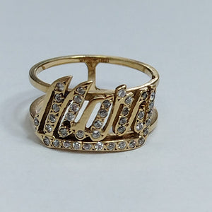 ANILLITO ORO 14 K 3.8 GRMS (SEMINUEVO)