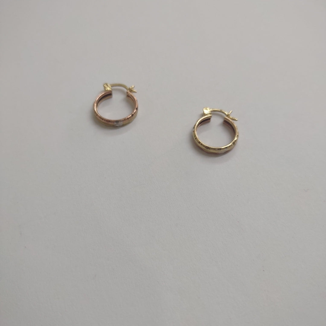 ARRACADAS PAR ORO 10 K 1.4 GRMS (SEMINUEVO)