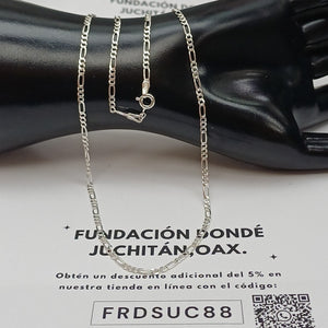 CADENA 3X1 PLATA .925 55 CM 4.72 GR (NUEVO)