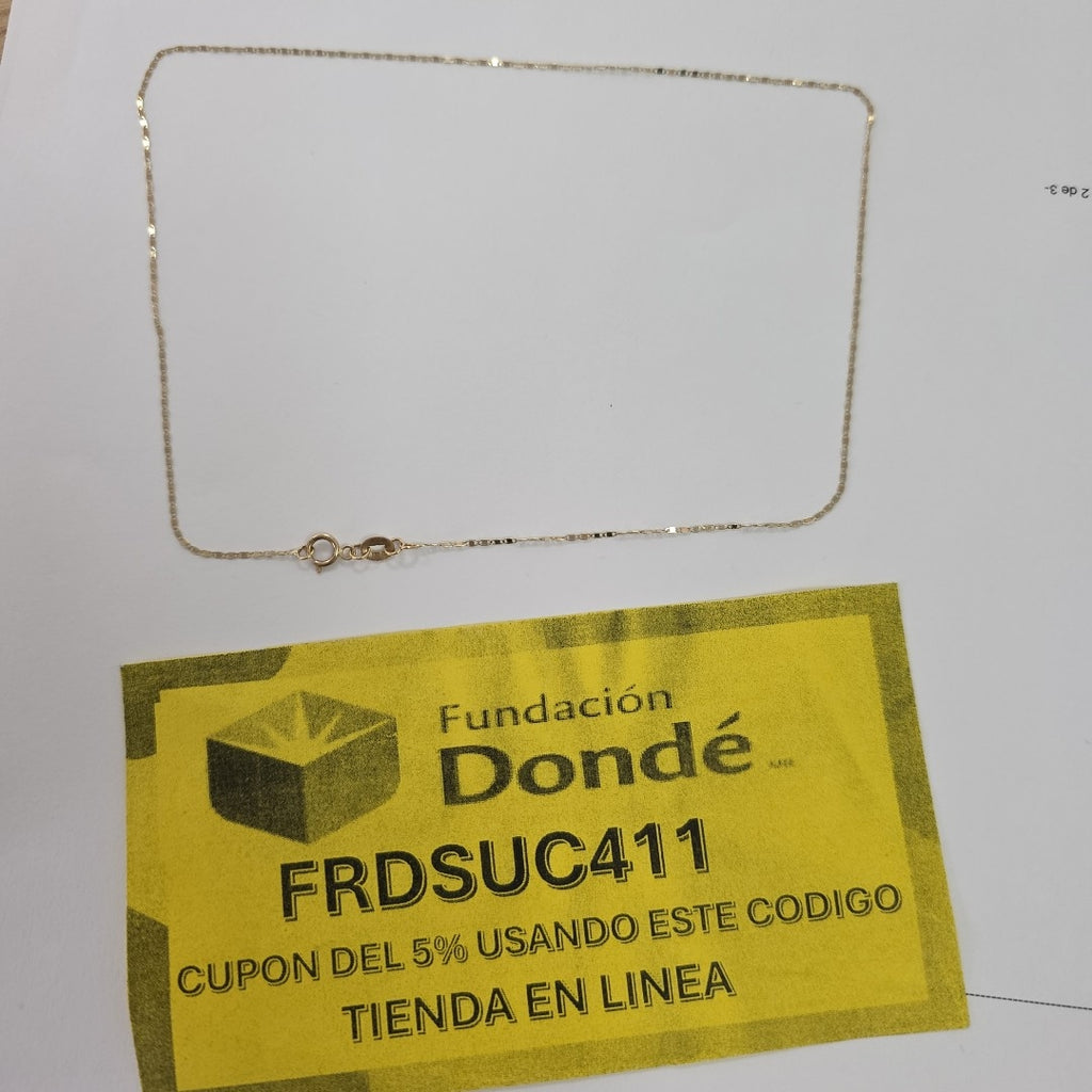 CADENA ORO 10 K 0.8 GRMS (SEMINUEVO)
