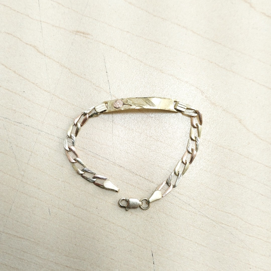 ESCLAVA ORO COMBINADO 10 K 2 GRMS (SEMINUEVO)