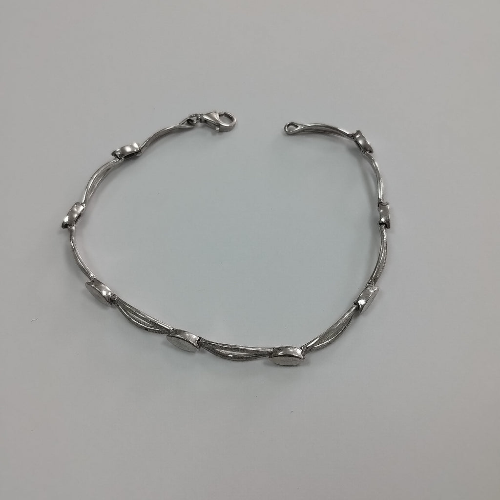 PULSERA ORO BLANCO 10 K 6,60 GRMS (SEMINUEVO)