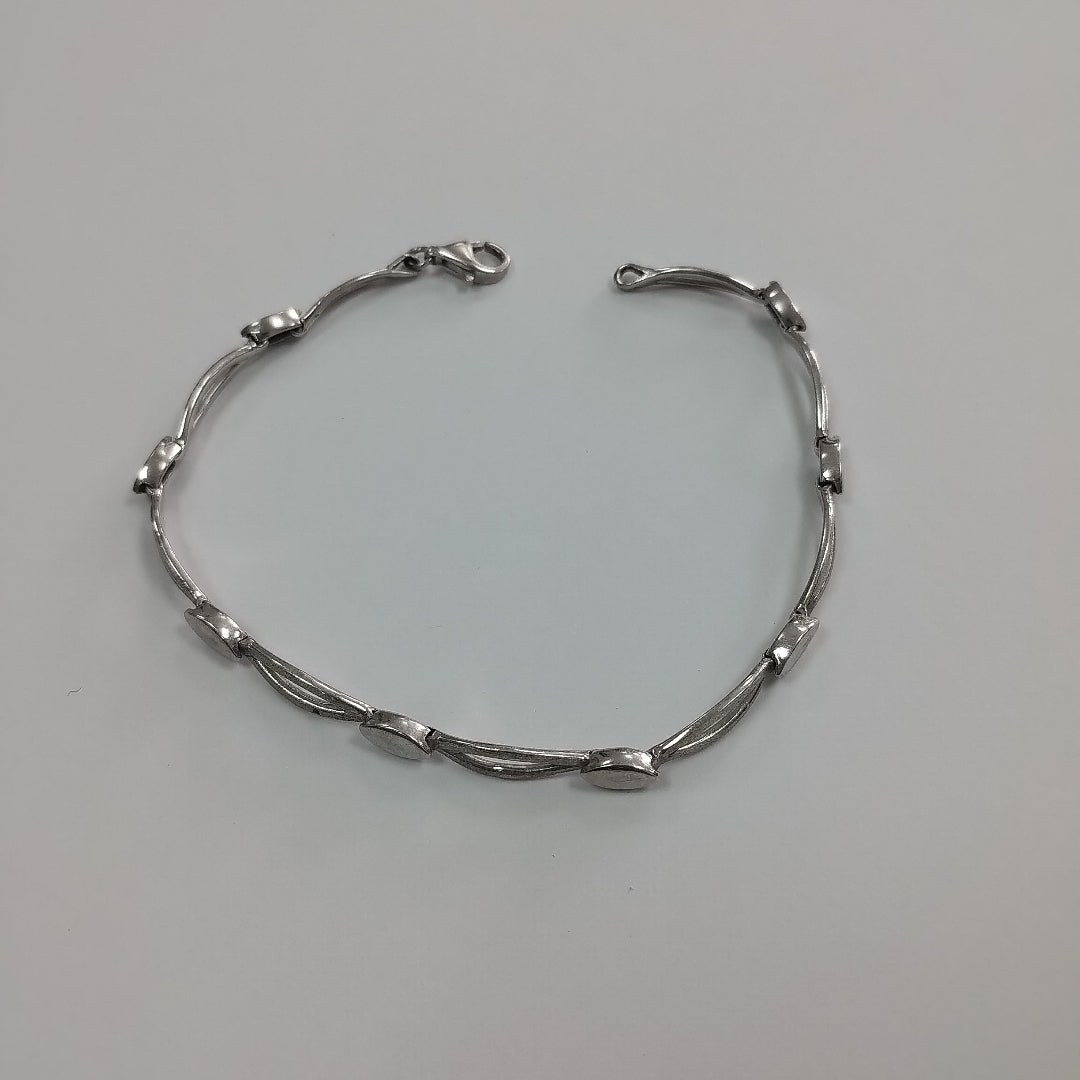 PULSERA ORO BLANCO 10 K 6,60 GRMS (SEMINUEVO)