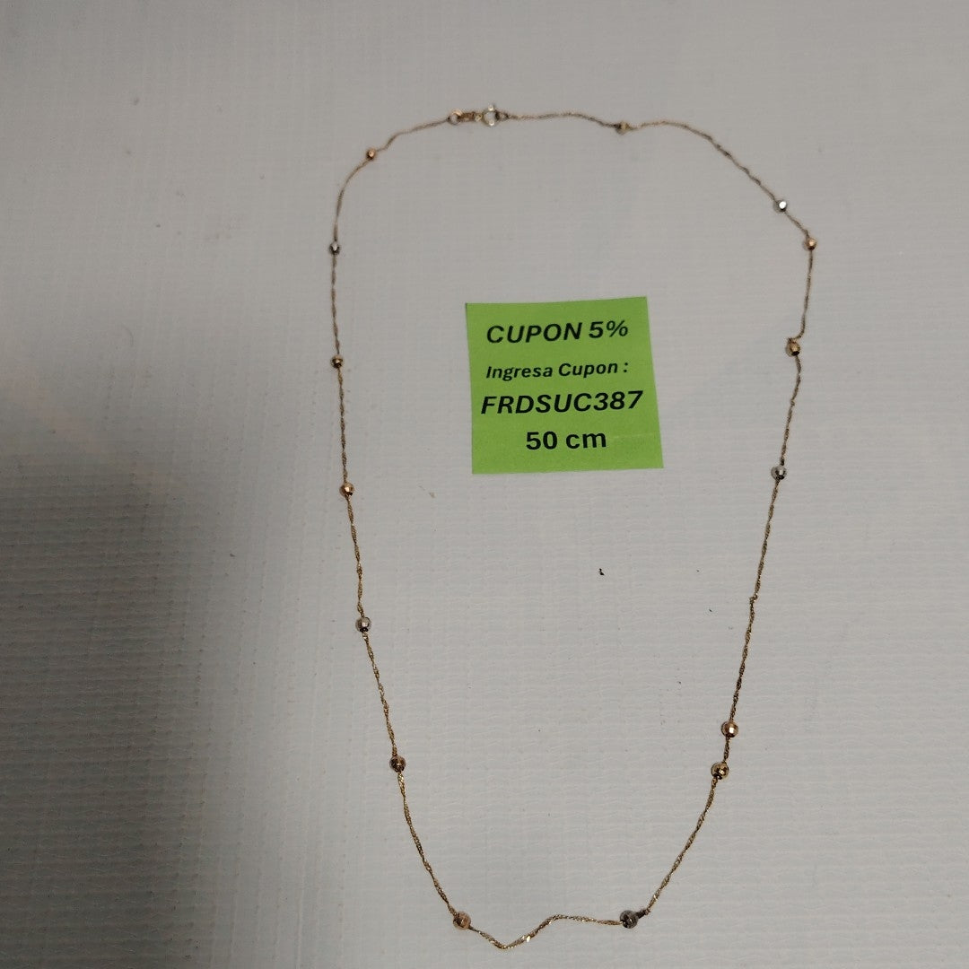 GARGANTILLA ORO 14 K 2 GRMS (SEMINUEVO)