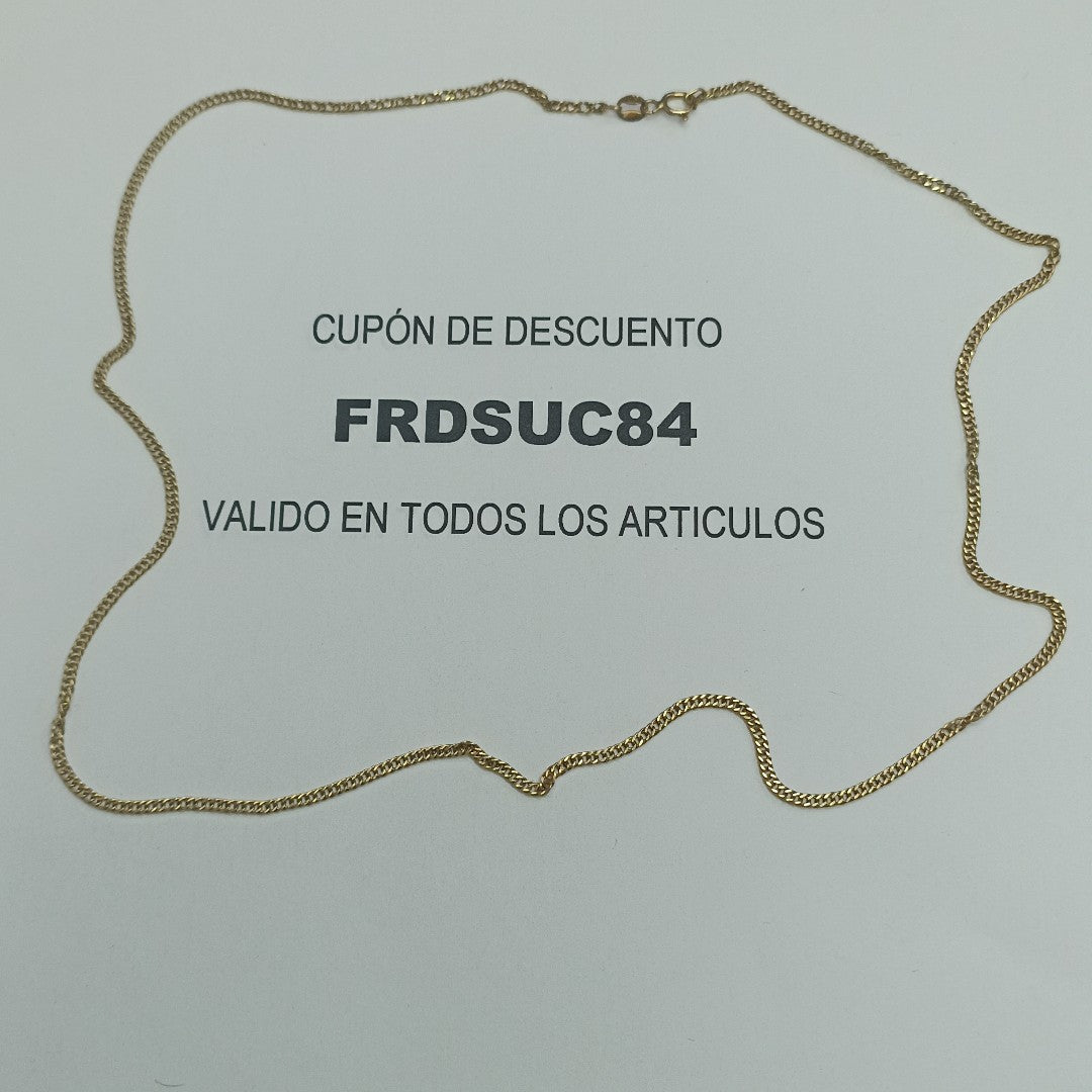 CADENA ORO 10 K 3.5 GRMS (SEMINUEVO)