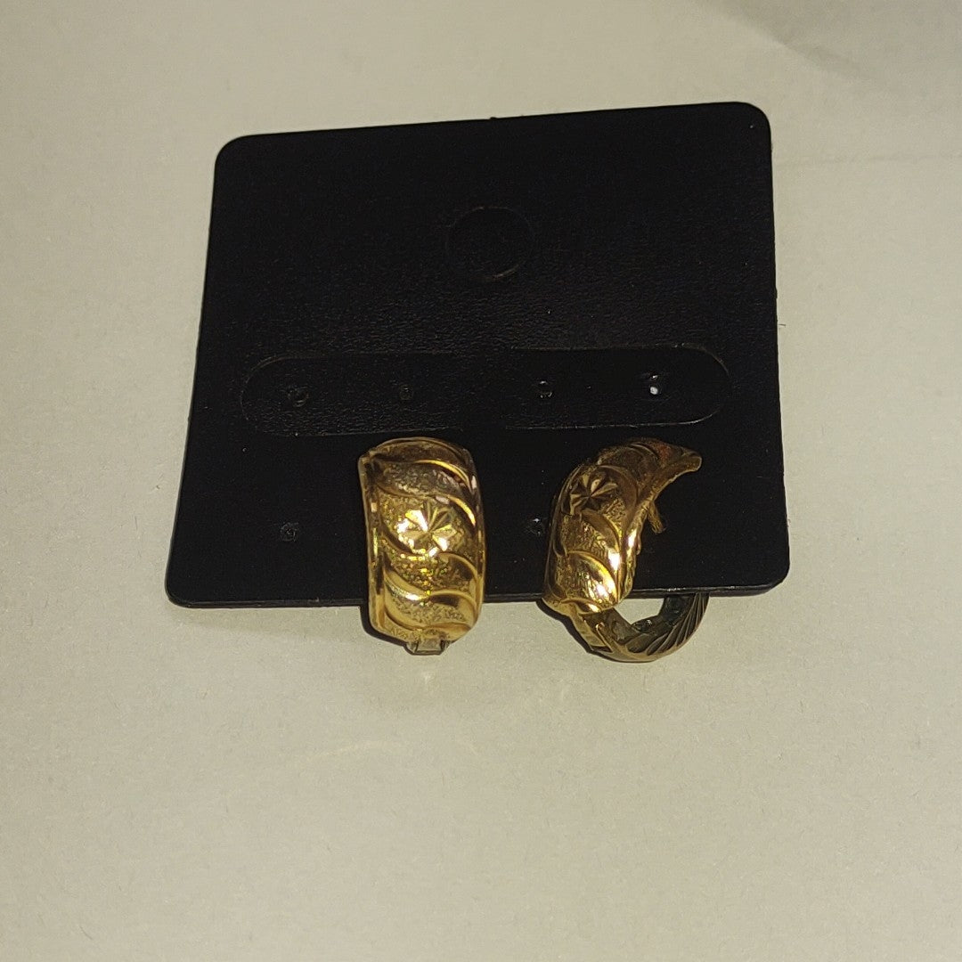 ARETES PAR ORO 14 K 2,40 GRMS (SEMINUEVO)