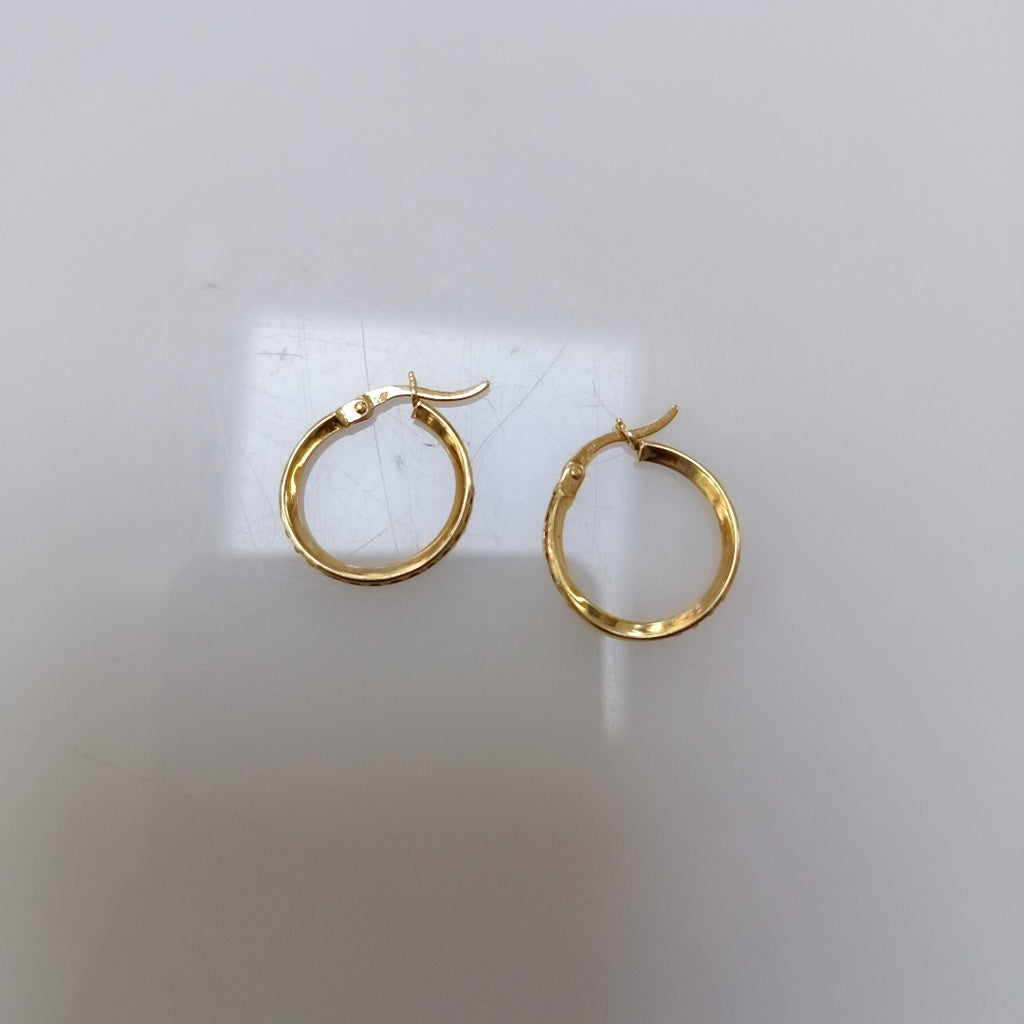 ARETES PAR ORO 14 K 1.5 GRMS (SEMINUEVO)