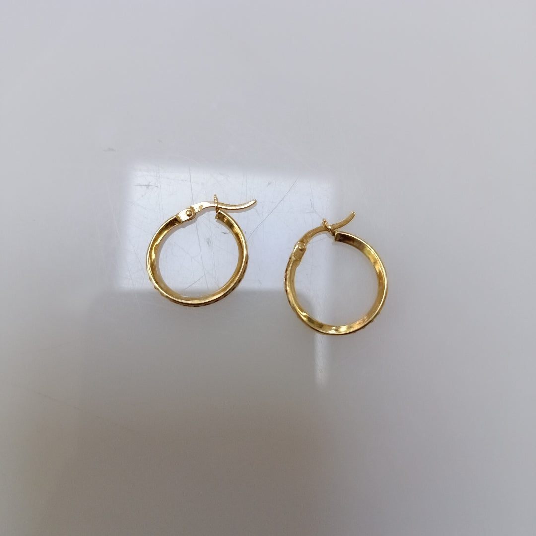 ARETES PAR ORO 14 K 1.5 GRMS (SEMINUEVO)