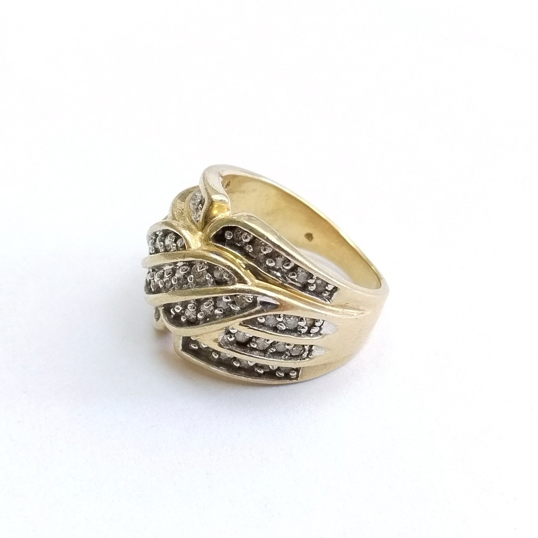 ANILLO ORO 10 K 9,60 GRMS (SEMINUEVO)