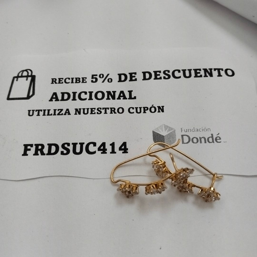 ARETES PAR ORO 10 K 2,40 GRMS (SEMINUEVO)