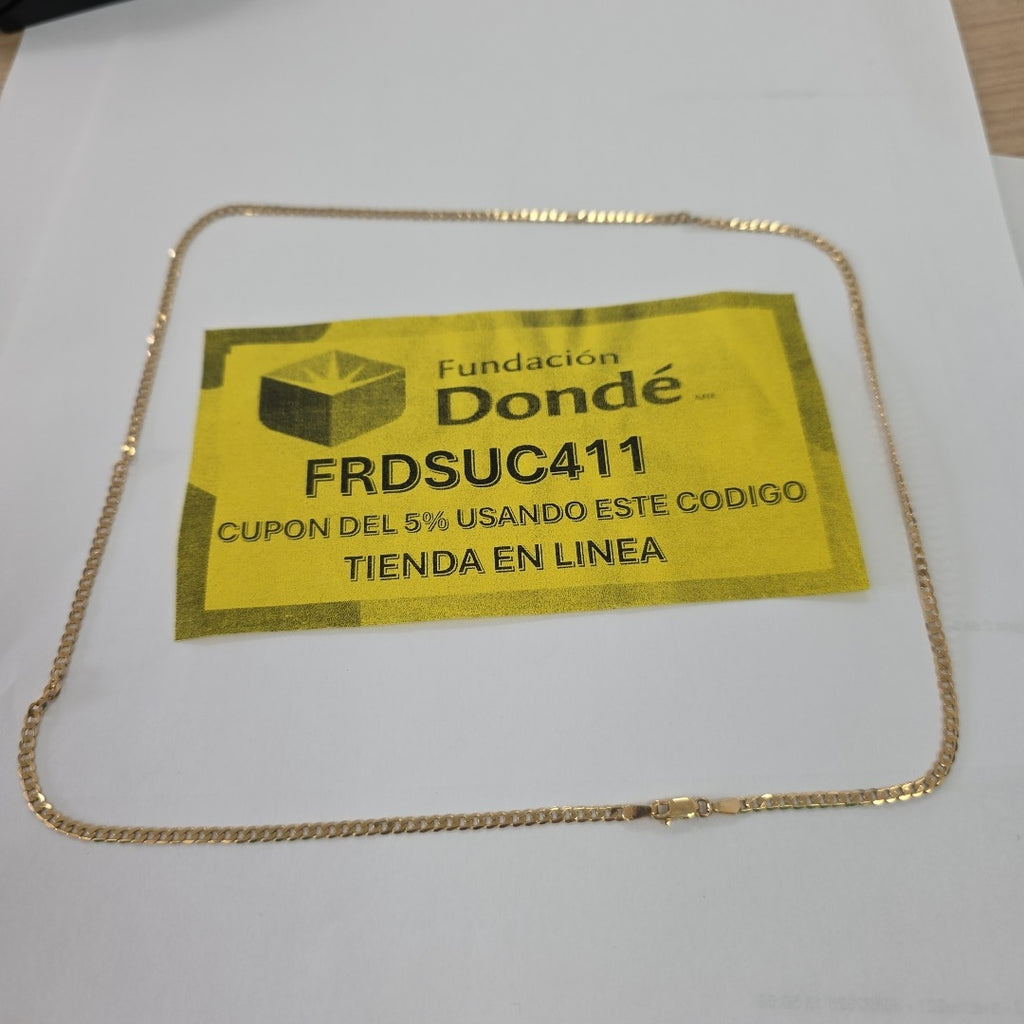 CADENA ORO 14 K 6.2 GRMS (SEMINUEVO)