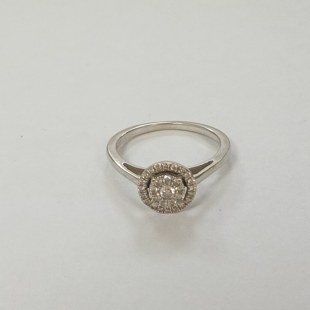 ANILLITO ORO BLANCO 14 K 2.6 GRMS (SEMINUEVO)